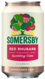 Somersby Red Rhubarb, cider, dåse, 0,33L, 24 stk